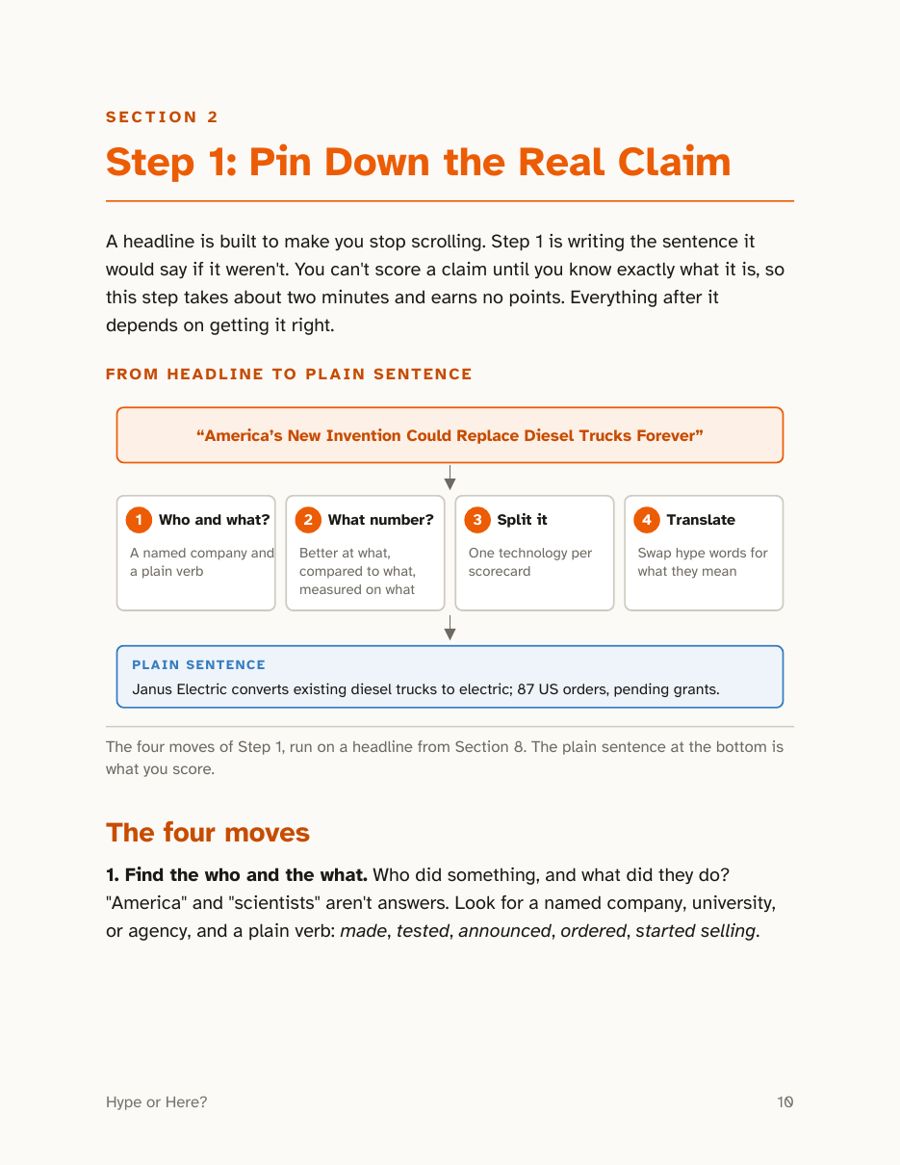 Step 1 page