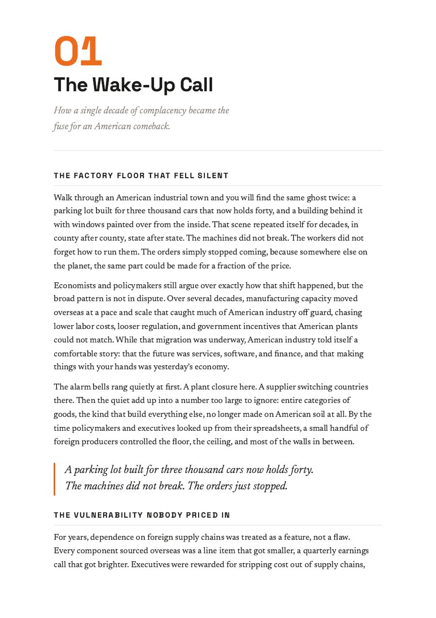 Playbook chapter 1